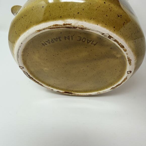 Vintage Teapot Japanese Folk Otagiri Style With Braided Handle Cottage Core - Picture 5 of 5